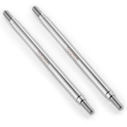 RC Stainless Steel Suspension Links Chassis Linkage Set 100mm | For 1/10 Scale SCX10 TRX4, RC Crawler - size: 100mm