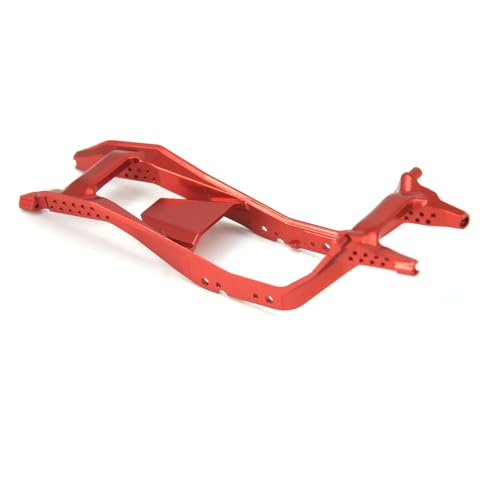 Aluminum Chassis Kit for Axial SCX30, 1/30 Scale RC Crawler Upgrade Parts, Black (Red) - color: Red