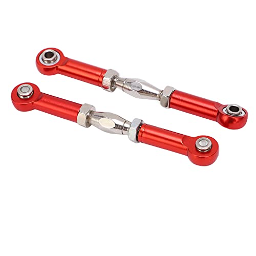 Front Sway Bar Kit with 2.7 inch Aluminum Alloy Arms High Tensile Strength Front Anti Roll Bar Suspension Stabilizer for 1 7 Remote Control Cars Lightweight Sturdy RC (Red) - color: Red