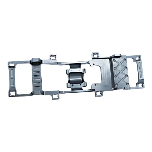 Full Metal Chassis Frame for FMS 1/24 Power Wagon FCX24 RC Crawler Car Model Upgrade Part (Titanium) - color: Titanium