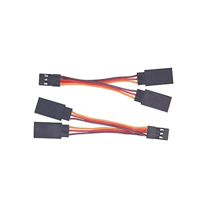 6pcs Servo Y Cable 1 to 2 Y Leads Male to Female Extension Lead Wire for RC Airplane Model(C171-6)