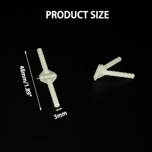 10PCS RC Airplane Plastic Needle Hinge Pin Hinge for RC Plane Helicopter Aircraft DIY Model Plane Fix Wing Parts Foam Model Plane Replacement (3x48mm) - style: 3x48mm