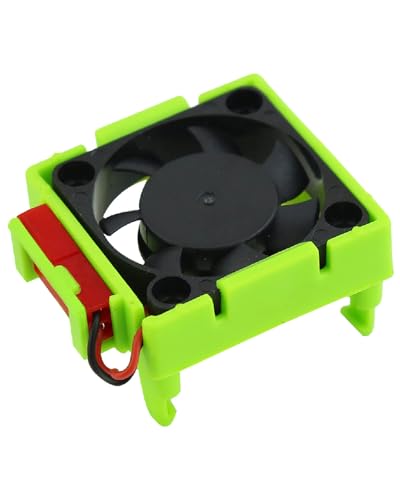 VXL-3s ESC Motor Cooling Fan Upgrades Part for 1/10 Slash/Rustler/Stampede VXL 4X4 2WD,High Velocity Fan Heatsink Hops Up,Replace #3340,Green - color: Green/for 2wd4wd
