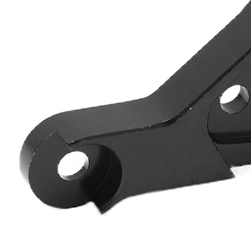 RC Sway Bar Mount Set Aluminum Alloy RC Anti Roll Stabilizer Kit for Axial SCX10 III 1/10 Simulation Climbing Car Lightweight Durable Wear Resistant Upgrade Parts (Black) - color: Black
