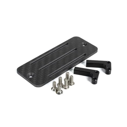 RC Car Assortment Battery Tray ESC Receiver Mount for 1/10 RC Crawler Cheater Rigs Fimonda for LCG for Chassis Lower Center of Gravity Rails