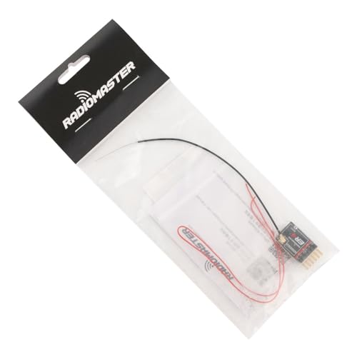 Radiomaster ER4 2.4GHz ELRS Receiver 4CH PWM Low Latency Voltage Telemetry Wi-Fi Update for F3P RC Airplane/Fixed-Wing/RC Cars/Boats