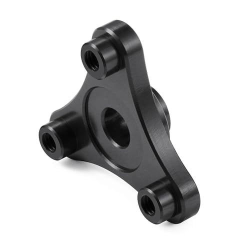 Aluminum Alloy 7075 Slipper Clutch Eliminator, Black | Compatible with Tra-xxas E-Maxx E-Revo Summit T-Maxx 3.3 Revo 3.3 1/10, RC Car, Upgrade Parts - color: Black
