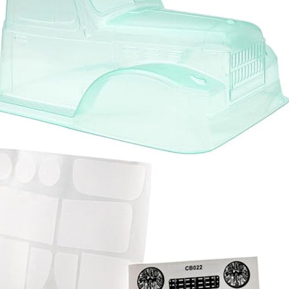 Qianly Transparent Clear Body Shell, RC Clear Body for 1/10 Model Car Truck Vehicles