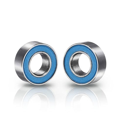 uxcell 4 Pcs MR84-2RS Deep Groove Micro Bearing, 4x8x3mm Double Rubber Sealed Chrome Steel Small Bearings (ABEC5, Z4 Low Noise) - size: MR84-2RS