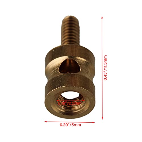 Mxfans 20pcs Metal 2 MM Pushrod Linkage Stopper for RC Airplane Helicopter with Screw and Nut
