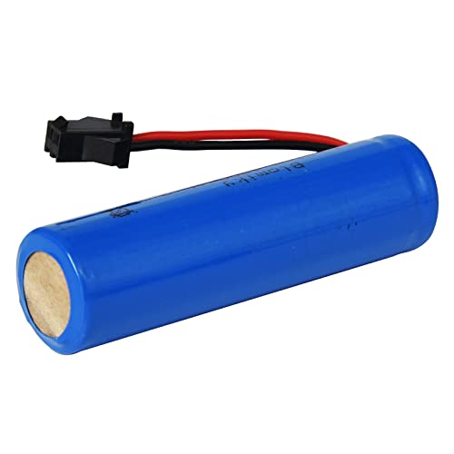 Blomiky 3.7V 1200mAh 2 Pack Li-ion Rechargeable Battery with SM2P Plug and USB Cable for Remote Control Cars Trucks 3.7V 1200mAh 2