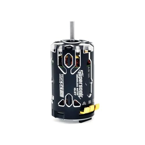 Supersonic 380 13.5T/3300KV Sensored Brushless Motor 2-3S LiPo Shaft Diameter 3.175mm for 1/12 1/14 RC Racing Car - size: 13.5T