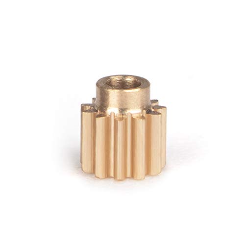 KYX Racing Transmission Pinion Brass Gear 11T Upgrades Accessories for 1/24 RC Crawler Car Axial SCX24 Deadbolt JLU C10 B-17 (Pinion Gear) - style: Pinion Gear