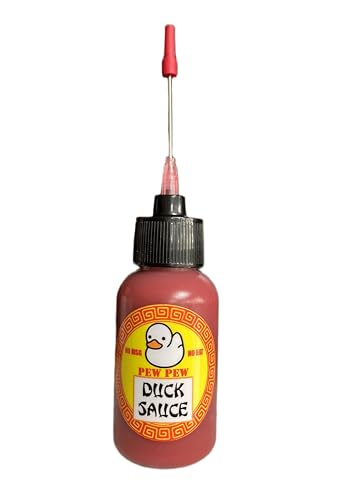 Pew Pew Duck Sauce, All Purpose Gun Oil/Lubricant, Thick Viscosity, Needle applicator