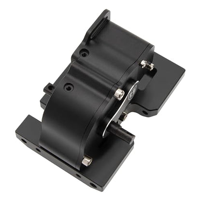 MEUS RACING V2 LCG Transmission Overdrive Gearbox for Axial SCX10 1/10 RC Crawler Upgrades (Black) - color: Black