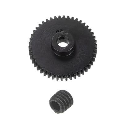 uxcell Mod 1 46T Pinion Gear 8mm Bore Hardened Steel Motor Rack Spur Gear for RC Car Truck Gear Drive