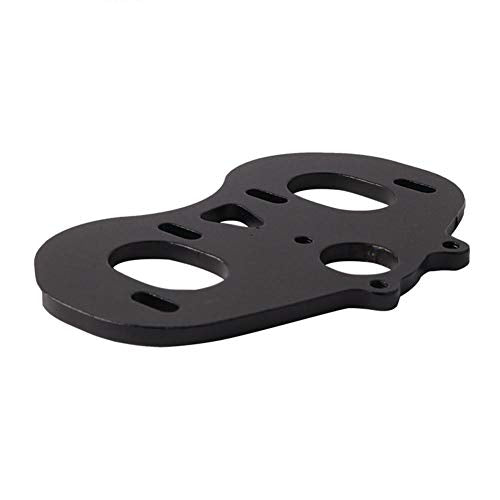 1set Aluminum Dual Motor Mount for Axial SCX10 Honcho 1/10 RC Crawler Car Black