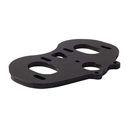 1set Aluminum Dual Motor Mount for Axial SCX10 Honcho 1/10 RC Crawler Car Black