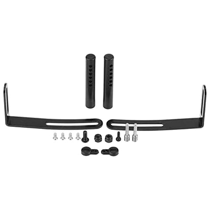 VINGVO Metal Front Bumper, RC Car Crawler Upgrade Part, Split Type Design with Winch for RC Car