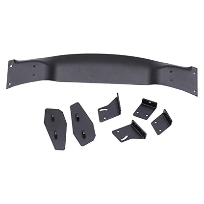 RC Car Rear Wing Spoiler Aluminum Alloy High Performance Racing Upgrade Part for 1/10 Scale On Road Drift Cars Universal Fit Black 185mm Length