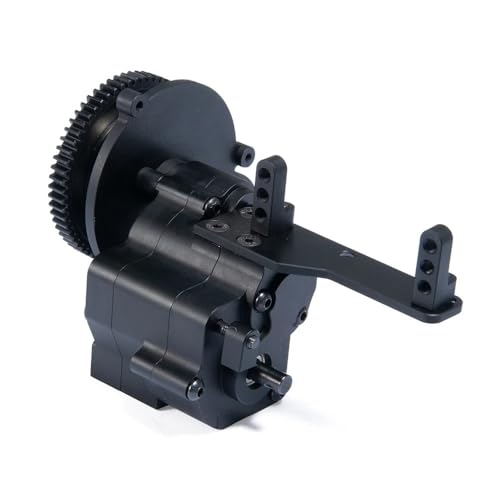 Aluminum Two Speed Transmission Center Gearbox and Cover Compatible with 1/10 RC Crawler Car Models RR10 90048 90018 90053(Gearbox) - color: Gearbox