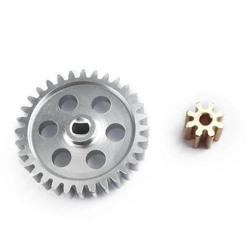 RC Gear Box for Axial SCX24 90081 AXI00001 002 004 005 006 Transmission Gearbox Gears and Motor Gear Set 32T and 8T 1/24 RC Crawler