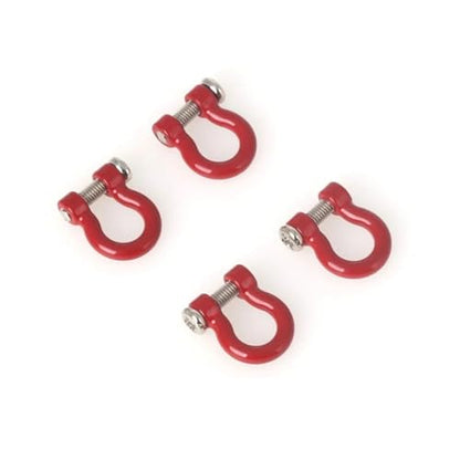RC Cars Models Parts for TRX4 for TRX6 for SCX10 II III PRO Gen8 1/10 RC Crawler Car Aluminum Bumper Tow Shackle Set Upgrades Parts Accessories