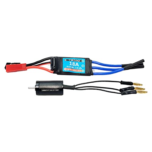 Aluminum Brushless Motor ESC Combo Waterproof Upgrade Spare Parts for 1/28 RC Car Accessory Part