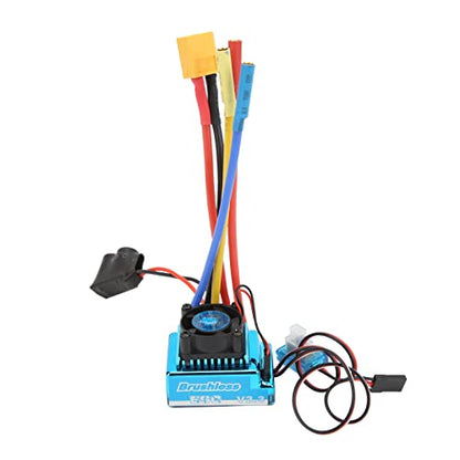 120A RC Brushless ESC and with Programmable Features 9th Acceleration XT60 Plug Ideal for 10 and 8 RC Car Enthusiasts and Hobbyists