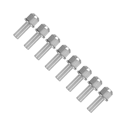 RC Wheel Hub Extension Nut Stainless Steel High Strength Hex RC Wheel Hub Extension Adapter for Axial SCX10 D90 GEN8 RC Cars (20mm) - size: 20mm