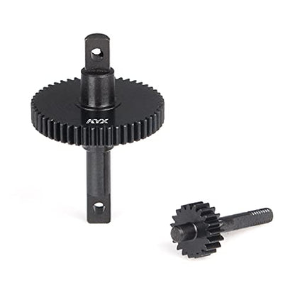 KYX Racing Hardened Steel Transmission Gear Set Gearbox Gear Set Upgrades Accessories for 1/24 RC Crawler Car Axial SCX24 Deadbolt JLU C10 B-17