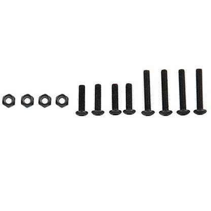RC Car Steering Rod, Adjustable Metal Linkage for 1/10 Scale Truck Racing, Durable Upgrade Parts with M3 Screws for Hobbyists