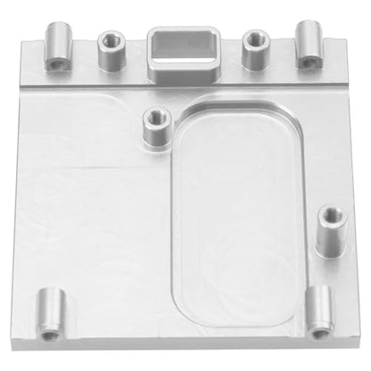 Metal Motor Mount Holder Bracket Fixed Seat Compatible with 2024 New MN99S MN98 V2 Version 1/12 RC Car (Silver) - color: Silver