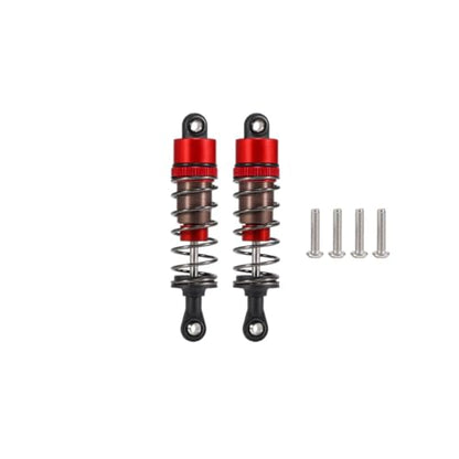 Rc Shocks Oil Filled,2PCS 52mm-120mm Oil Leakproof For 1/10 RC Buggy Truggy On Road Touring Drift Cars Monster Trucks Upgrade Parts (2pcs 70mm red) - color: 2pcs 70mm red