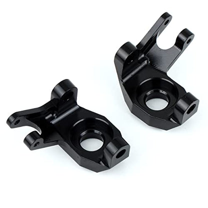 LCX Racing 1/6 RC Crawler Car CNC Machined Aluminum AR90 Front Axle Steering Knuckles L/R for Axial SCX6 AXI05000, Upgrades Parts Accessories
