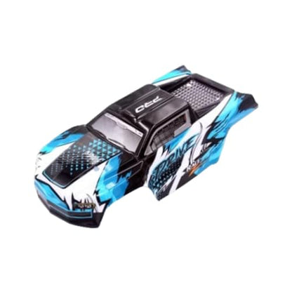 RC Body Shell 1/16 RC Car Body Shell Cover Upgrade Part RC Car Replace Parts Painted Body Shell DIY Accessory Lightweight Suitable for 16101 16102, Blue - color: Blue