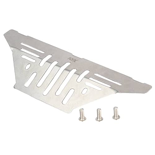 KYX Racing Stainless Steel Frame Protector & Skid Plate Chassis Guard & Axle Protective Plate Upgrades Parts Accessories for 1/10 Rc Crawler TRX-4 2021 Bronco