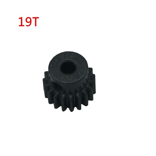 5-Pack Steel 48P Pinion Gear Sets 19T 20T 21T 22T 23T with Screws for 3.175mm (1/8-Inch) Shaft 1/10 RC Car Brushless Brush Motor - size: 19T 20T 21T 22T 23T
