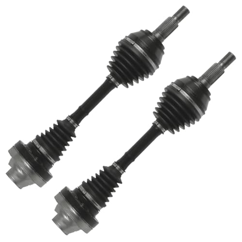 Detroit Axle - Front 2pc CV Axles for 04-10 VW Touareg, 07-10 Audi Q7 | 03-10 Porsche Cayenne, 2 CV Axles Assembly 2003 2004 2005 2006 2007 2008 2009 2010 Replacement - size: 2X42626/Pair
