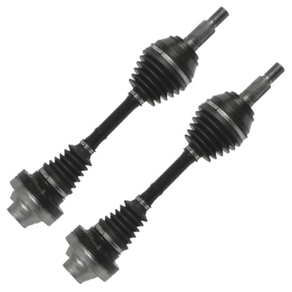 Detroit Axle - Front 2pc CV Axles for 04-10 VW Touareg, 07-10 Audi Q7 | 03-10 Porsche Cayenne, 2 CV Axles Assembly 2003 2004 2005 2006 2007 2008 2009 2010 Replacement - size: 2X42626/Pair