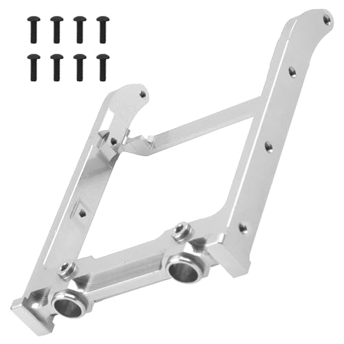 Aluminum Alloy Front Bumper Mount Compatible with MN MN128 MN86 MN86S MN86K MN86KS 1/12 RC Crawler Upgrade Parts (Silver) - color: Silver
