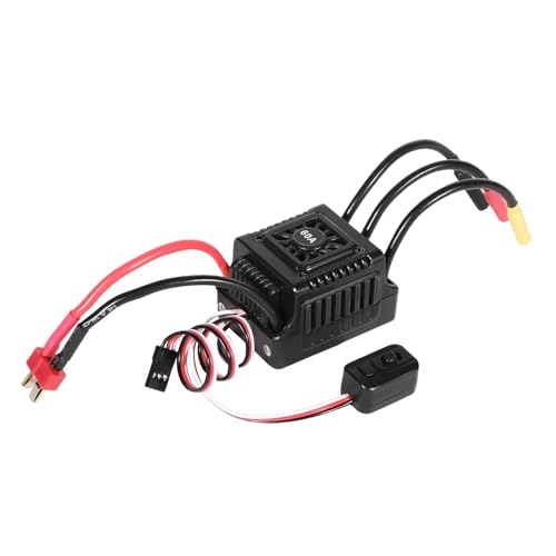Brushless Motor Electric Speed Controller Sensorless Adjustable RC Accessory for Truck, Style E - color: Style E