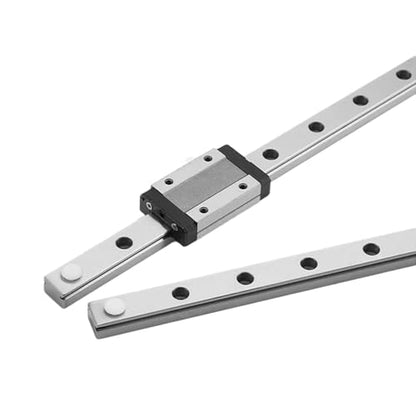 MGN7 Linear Rail 50mm 1.97" 2PCS MGN7 Miniature Linear Motion Slide Rail + 2PCS MGN7H 7mm Linear Sliding Bearing Carriage Block Black for 3D Printer and CNC Machine - size: L: 50mm / 1.97 inch, style: MGN7 Rail + H Block