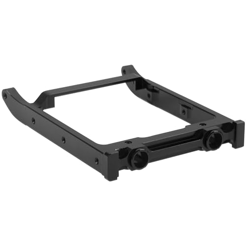 Aluminum Alloy Front Bumper Mount Compatible with MN MN128 MN86 MN86S MN86K MN86KS 1/12 RC Crawler Upgrade Parts (Black) - color: Black