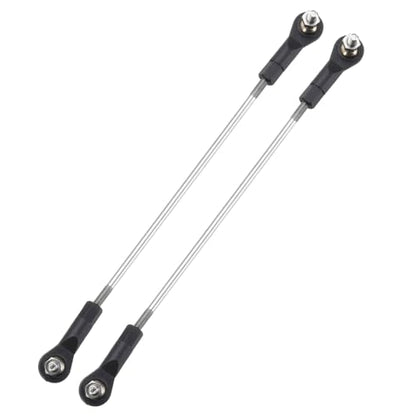 MECCANIXITY 2Pcs Adjustable Turnbuckles Camber Link, 134-144mm Turnbuckle Rod Steering Servo Linkage with M3 Ball Head Rod Ends for RC Car Replace Parts - size: 134-144mm