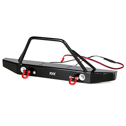 KYX Racing Metal Front Bumper Upgrades Parts Accessories for 1/6 RC Crawler Car SCX6 AXI05000