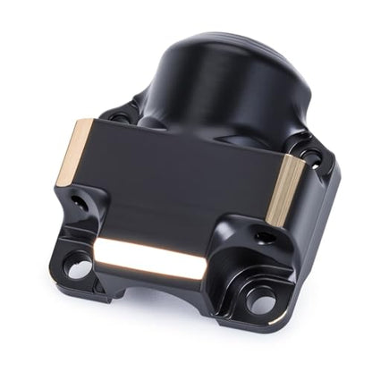 Brass Steering Knuckles Rear Hubs Weights Diff Covers for 1/30 RC Crawler AXIAL SCX30 Ford Bronco 4X4 Jeep Wrangler JLU Upgrades (Front Diff Cover) - color: Front Diff Cover