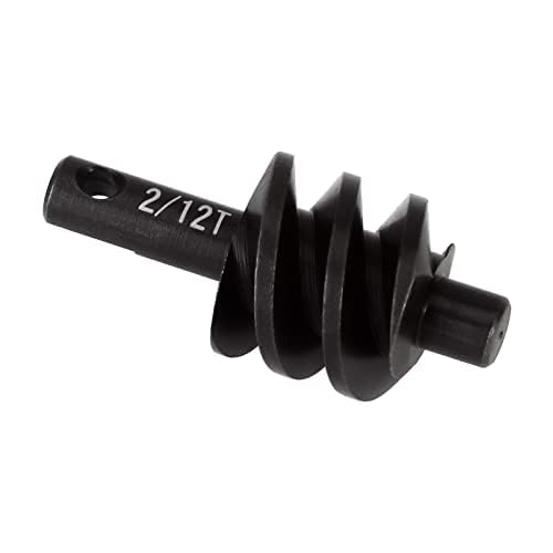 INJORA Overdrive Differential Axle Steel Gears 2/12T Steel Worm Gears Upgrade Parts for AX24 SCX24 C10 JLU Gladiator Bronco Deadbolt Axial 1/24 RC Crawler Car - size: 12T
