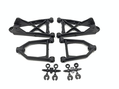 HPI Racing Arm 1/5 RC Parts Upper & Lower Front Suspension Arms Two Pairs for 85400 HPI Baja 5B/5SC/5T Upper & Lower Front Suspension Arm KM kingmotor ROVAN SY Racing Baja
