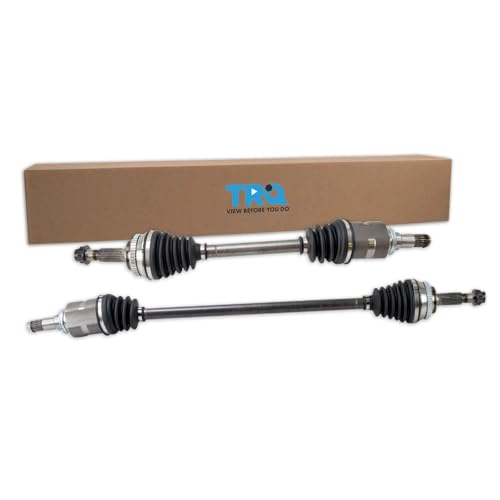 TRQ Front 2 Piece CV Axle Shaft Assembly Set | For 09-18 Toyota Corolla 09-13 Toyota Matrix 09-10 Vibe Driver & Passenger Side - style: CSA64165